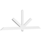 Ekena Millwork Kennewick Architectural Grade PVC Gable Bracket, 96"W x 32"H x 2"D x 4"F, 8/12 Pitch GBP096X32X0204KEN00 - alternate 1